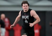 Georgia’s Oscar Delp impresses at pro day after missing NFL combine drills with foot injury