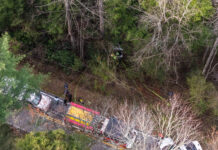 Woman rescued after SUV plunges down ravine on GA 197 North