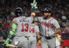 Braves ride an 8-run fifth inning and cruise past the Diamondbacks, 17-2