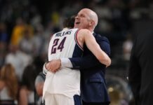 UConn and Hurley muscle their way to 3rd national title game in 4 seasons