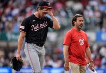 Irvin, Washington relievers hold Braves to 1 hit in a 2-0 win