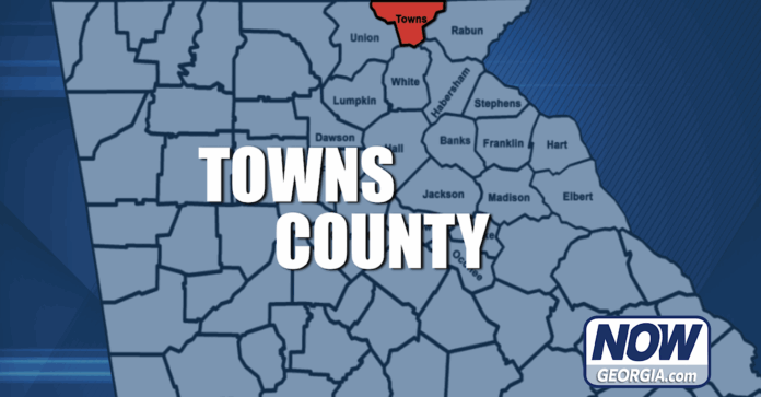Towns County map