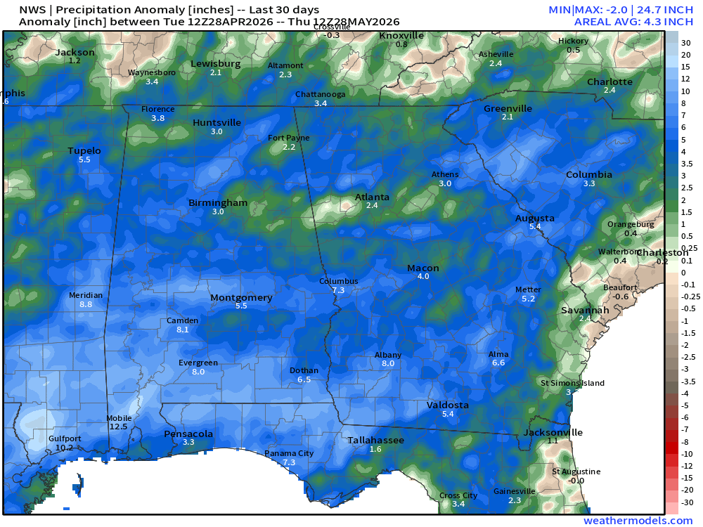 Rain brings drought improvement to Georgia - Now Georgia