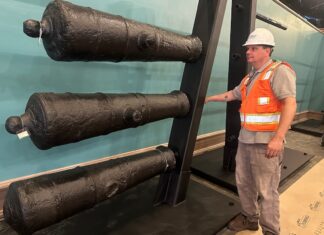 Cannons lost underwater during the American Revolution soon go on display