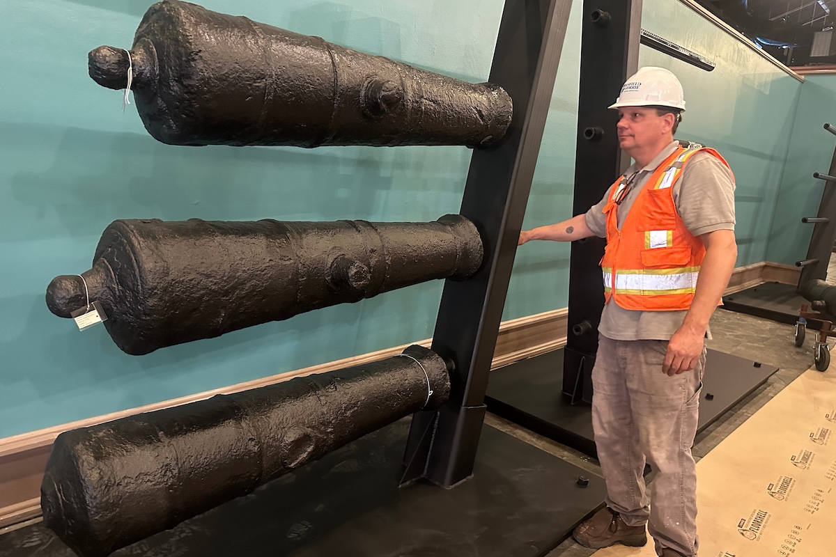 Cannons lost underwater during the American Revolution soon go on display