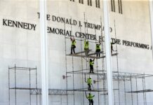 Trump’s name to be removed from Kennedy Center