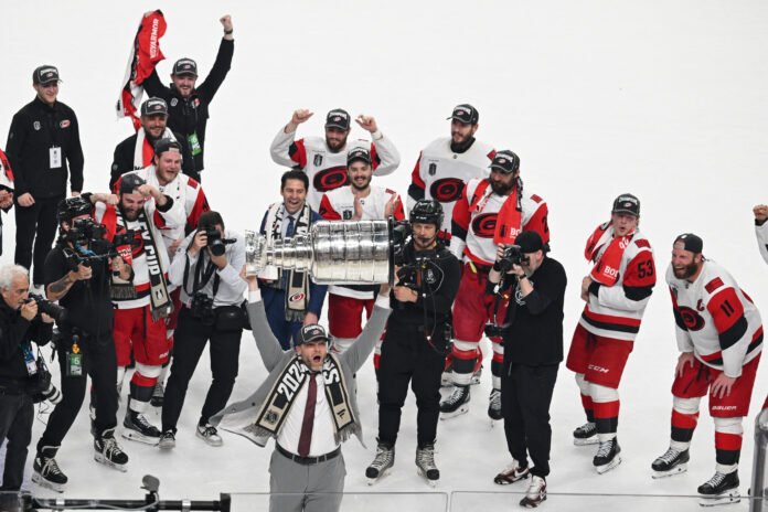 Stanley Cup Hurricanes Golden Knights Hockey