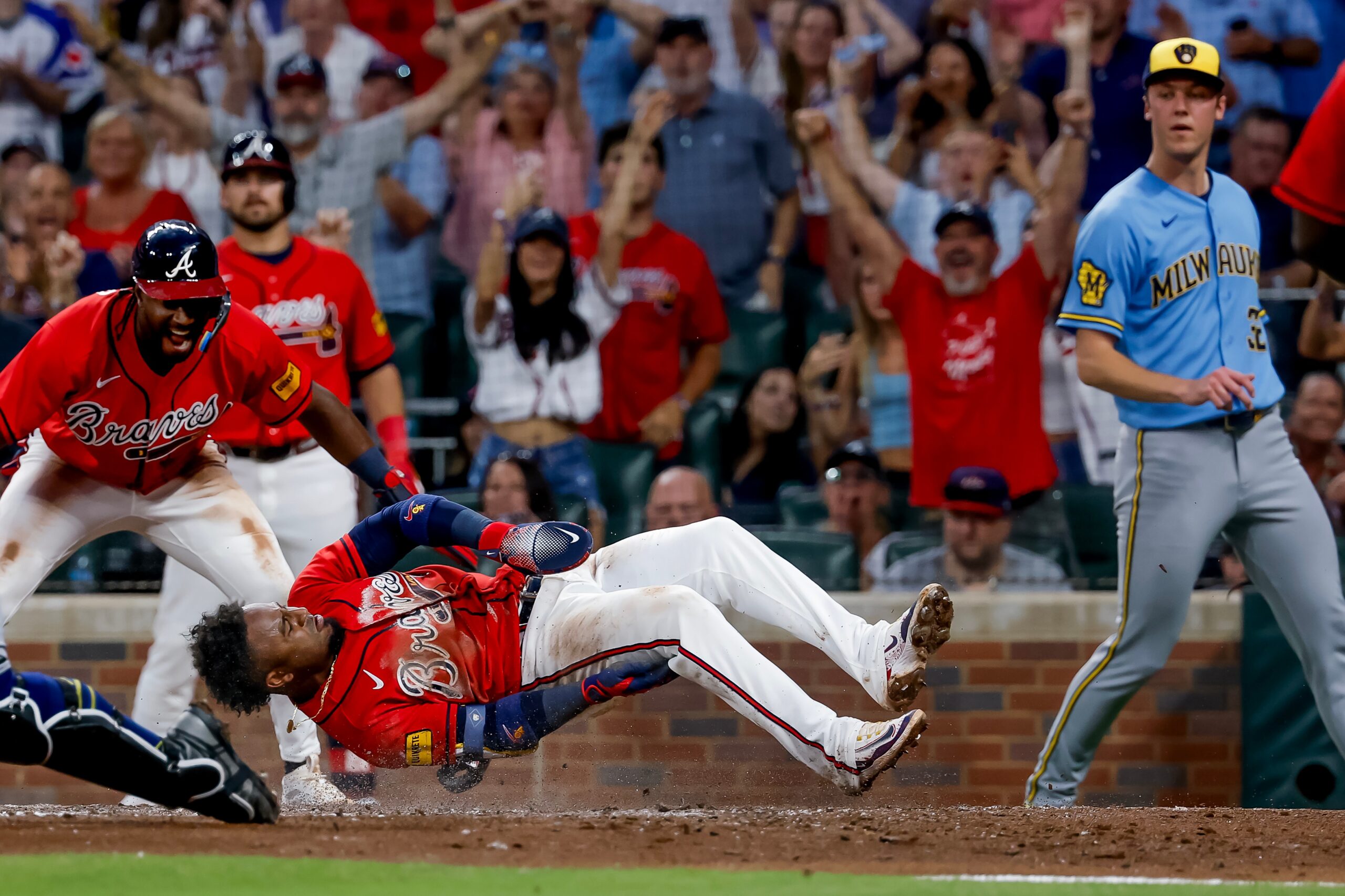 Misiorowski tagged for 2 runs as Braves beat Brewers 3-2 - Now Georgia