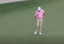Scheffler makes clutch putt to force playoff against Hovland