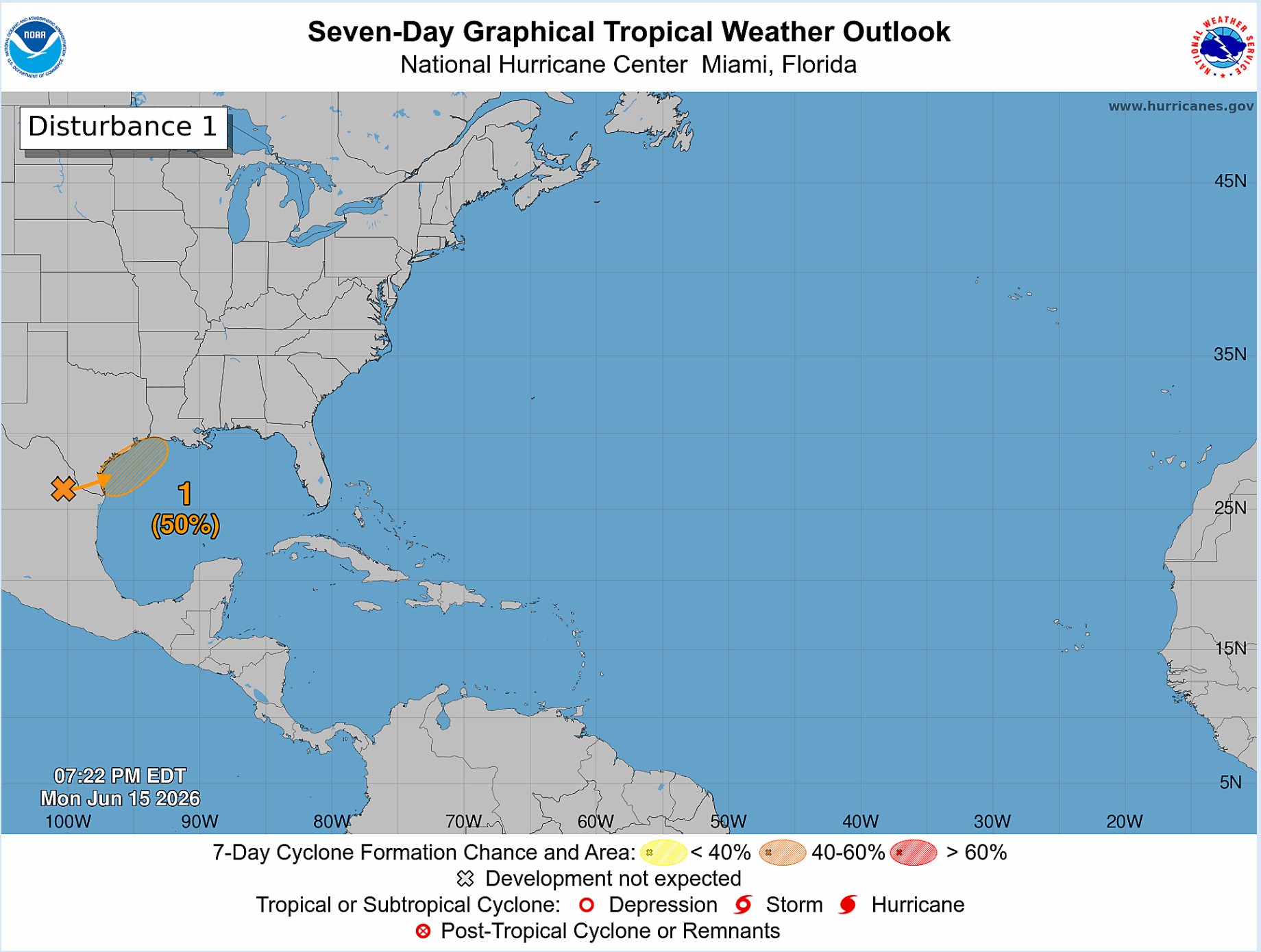 Heavy rains possible late week across Georgia from tropical system