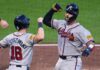 Bart’s 2-run homer helps Atlanta to 3-0 win