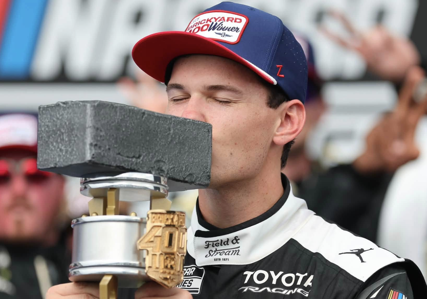 Corey Heim holds on for historic Brickyard 400 victory