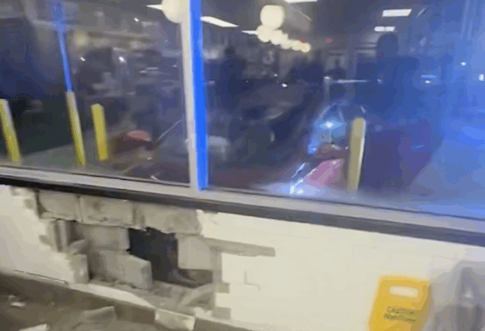 Hyundai Elantra rams into Cornelia Waffle House