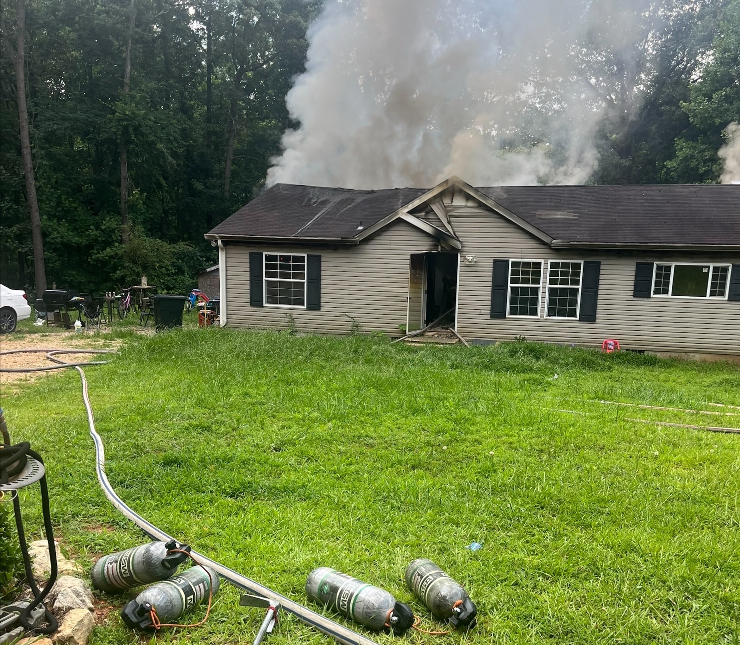 Family displaced after fire damages Hall County home - Now Georgia