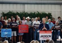 Jackson launches general election campaign in White County