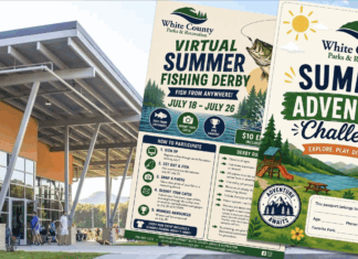 Reel in summer fun with White County’s virtural fishing derby, parks passport