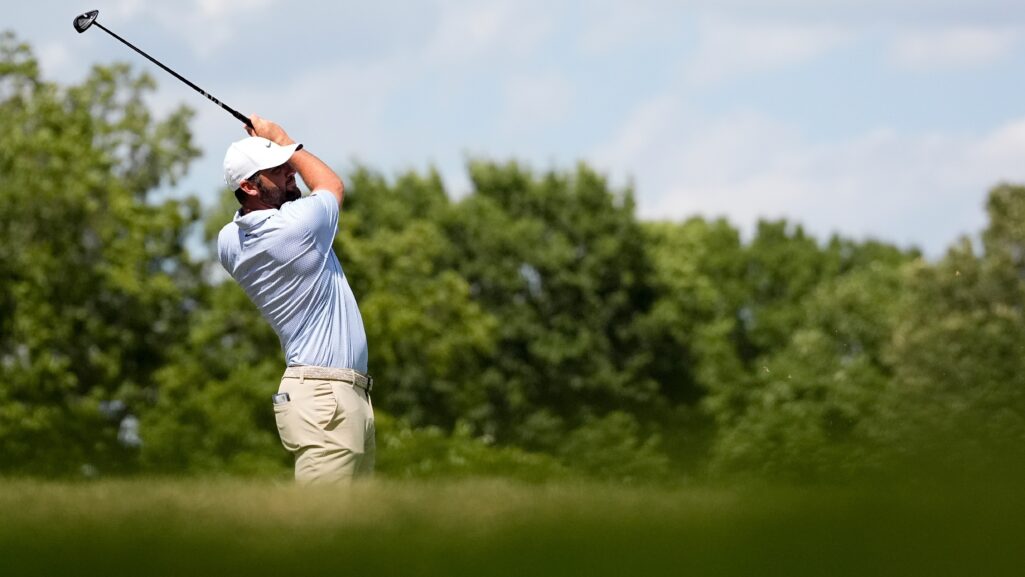 Scheffler on cusp of breaking PGA Tour mark Woods has held for 26 years