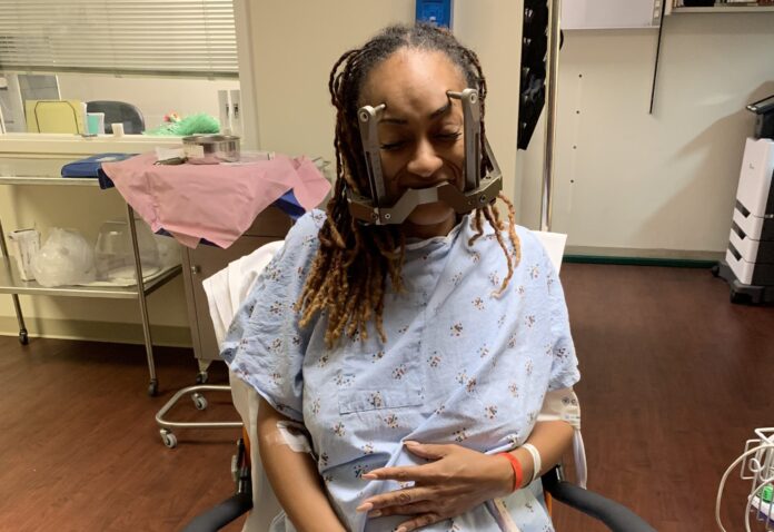 Anjane't Clayter suffered through migraines and AVM