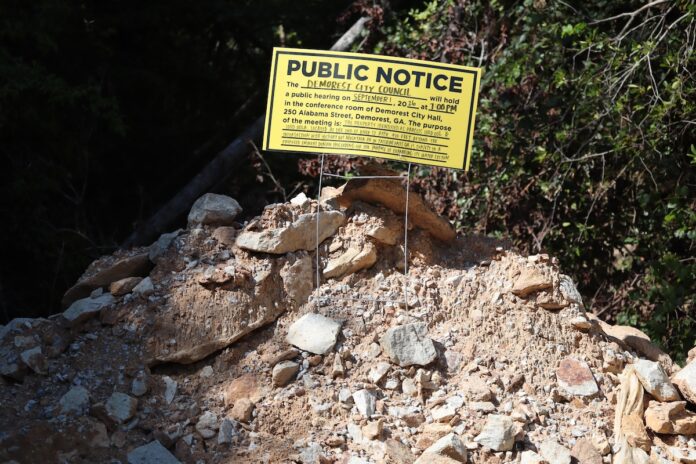 Demorest Public Notice Tallulah