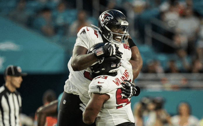 Falcons celebrate