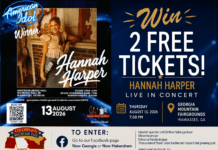 Last chance to win free tickets to see Hannah Harper’s Hiawassee concert!