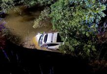 Salem driver lucky to be alive after landing in East Alabama creek