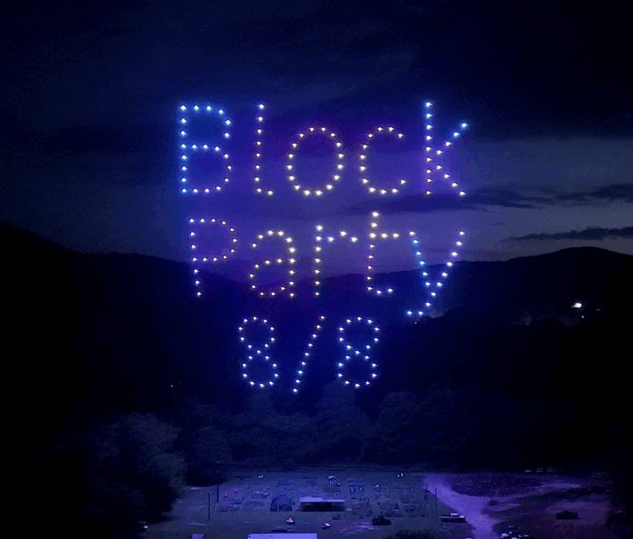 drone show block party