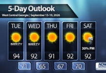 Summer soldiering on in Central Georgia