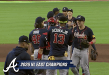 Atlanta Braves clinch 7th NL East title in 9 years