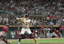 Sale reaches 200 strikeouts for the season as Braves edge Reds 3-2