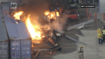 3 people killed when NBC and Telemundo news helicopter crashes while covering LA bus accident