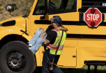 GSP: Pickup truck driver ‘failed to yield’ before colliding with school bus