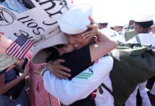 The long-deployed USS Lincoln returns home to San Diego Bay