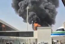 Missile strikes a passenger terminal at Riyadh airport and many are wounded, official says