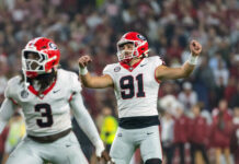 Dwight Phillips Jr. and No. 2 Georgia run past No. 6 Alabama 20-17 in an SEC clash