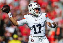 Auburn beats No. 1 Georgia 27-24 on last-second field goal