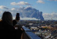 St Petersburg oil facilities ablaze as Ukraine launches more than 1,000 drones at Russia
