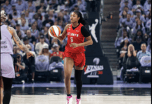 Angel Reese has 30 points, 16 rebounds as Dream beat Valkyries 79-65 to even WNBA Finals at 1-1