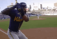 Brewers stun Dodgers with back-to-back homers in 7th inning and take 3-0 lead in NLCS with 6-2 win
