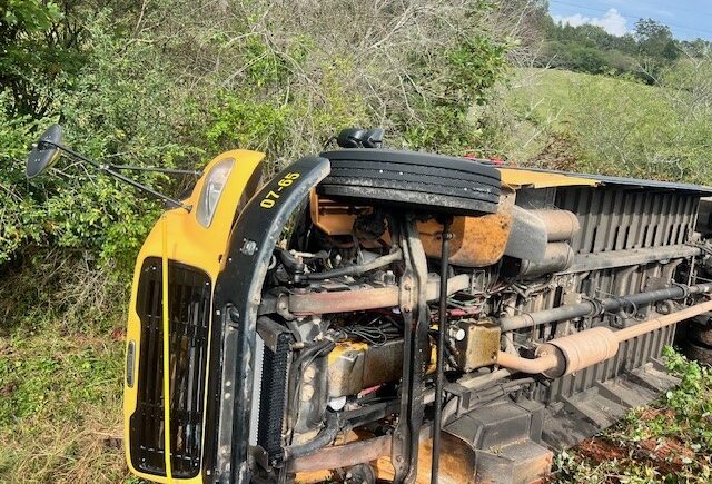 Habersham County school bus wreck on Cannon Bridge Road Sept. 26, 20252
