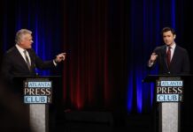 Collins, Ossoff clash in a second heated debate as early voting begins in Georgia