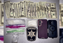 Woman jailed on meth trafficking charge after stop with children in truck
